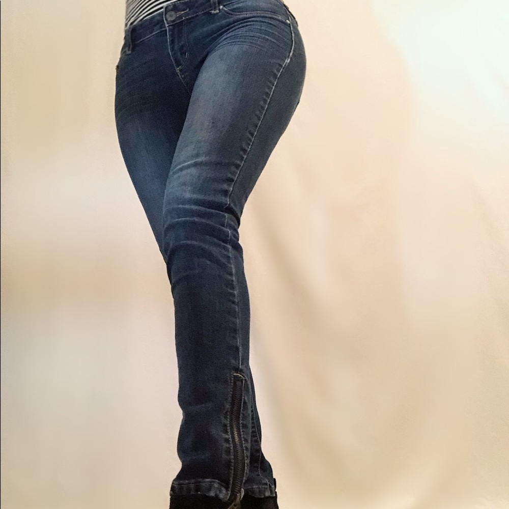 Garage GRG denim stretch ‘jegging’ blue jeans